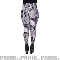 Pahis Flower Skull - legginsit