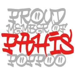 Pahis-poppoo T-paita, valkoinen