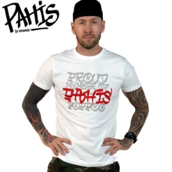 Pahis-poppoo T-paita, valkoinen