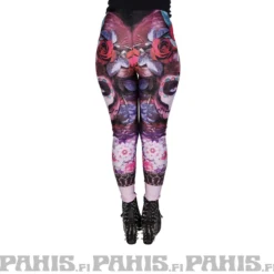 Pahis Sugar Skull & Roses - legginsit