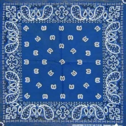 Paisley Blue - Bandana huivi