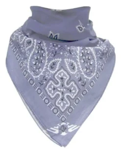 Paisley Light Blue - Bandana huivi
