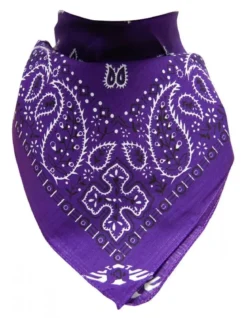 Paisley Violet - XL Bandana huivi