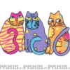 Pastel Cats - kangasmerkki