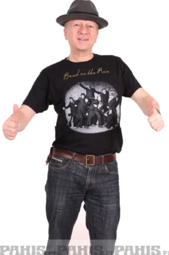 Paul McCartney & Wings Band On The Run - T-paita