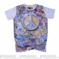 Peace Sign - T-paita, lila