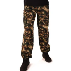 Pelle Pelle Basic Cargo Pant- Reisitaskuhousut, woodland
