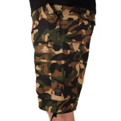 Pelle Pelle Basic Cargo Shorts- Shortsit, woodland