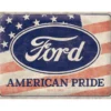 Peltikyltti 30x40cm - Ford American Pride US Flag