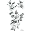 Piirretty ruusu - siirtotatuointi
