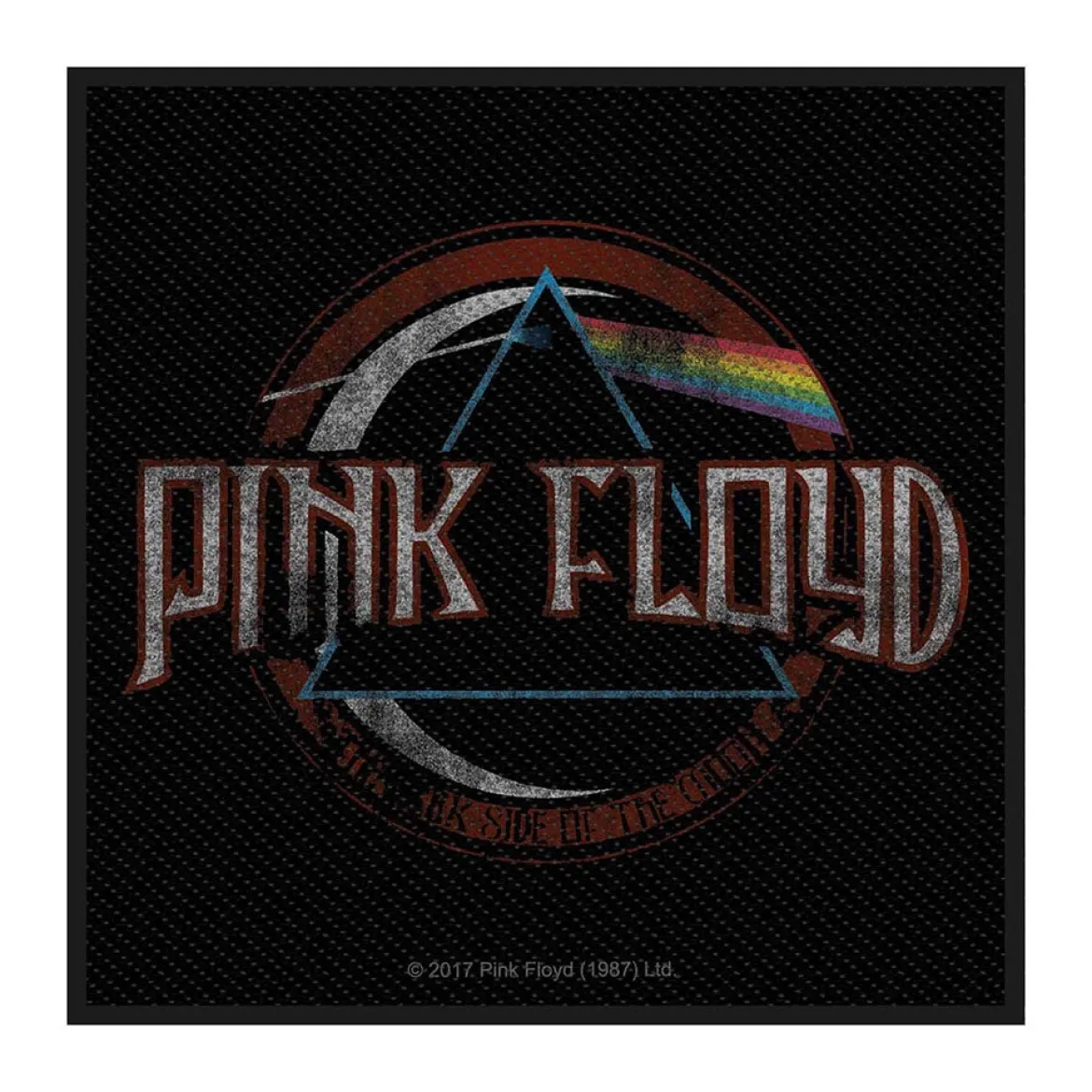 Pink Floyd distressed dark side of the moon - Kangasmerkki