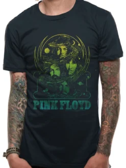 Pink Floyd Green Swirl - T-paita