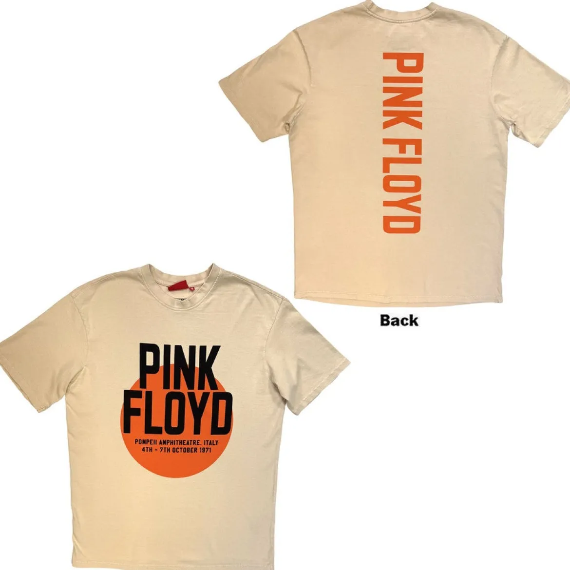 Pink Floyd: Pompeii Circle Wash Unplugged - T-paita
