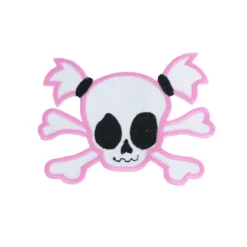 Pink Skull - kangasmerkki