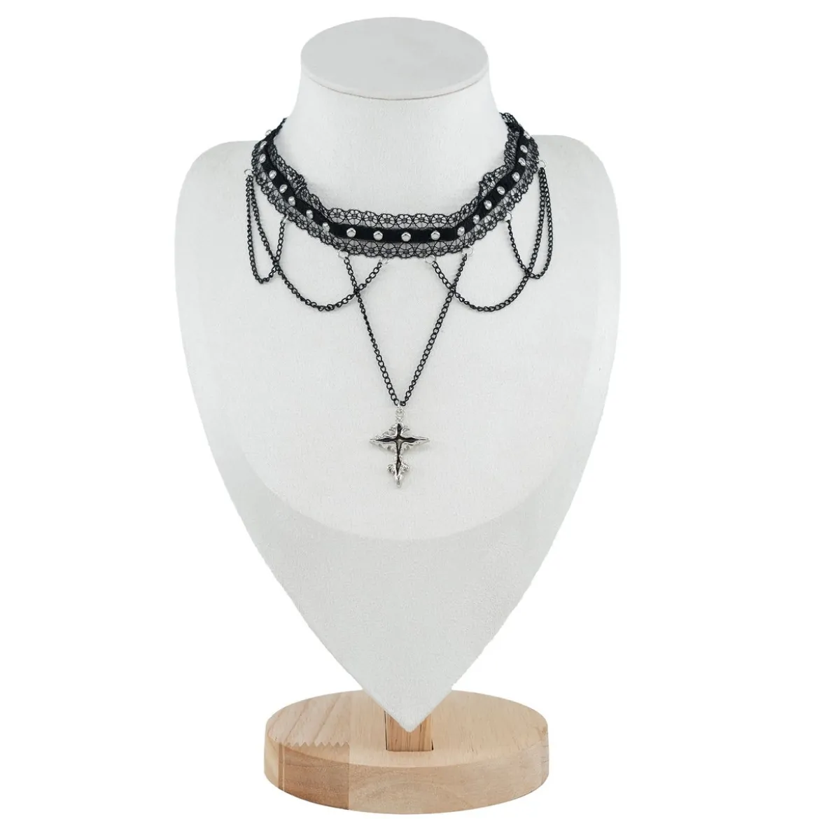 Pitsi choker - Tribal cross