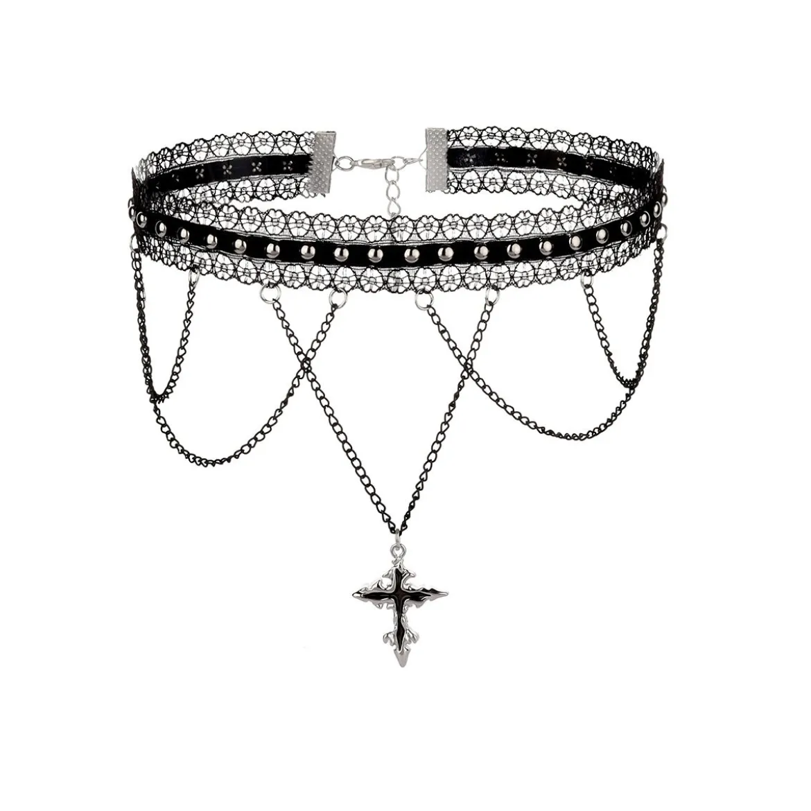Pitsi choker - Tribal cross