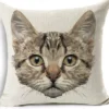 Polygon Kitty - Koristetyynynpäällinen