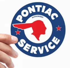 Pontiac Service Logo - Tarra 10cm