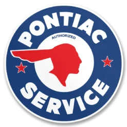 Pontiac Service Logo - Tarra 10cm