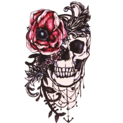 Pretty Skull- siirtotatuointi