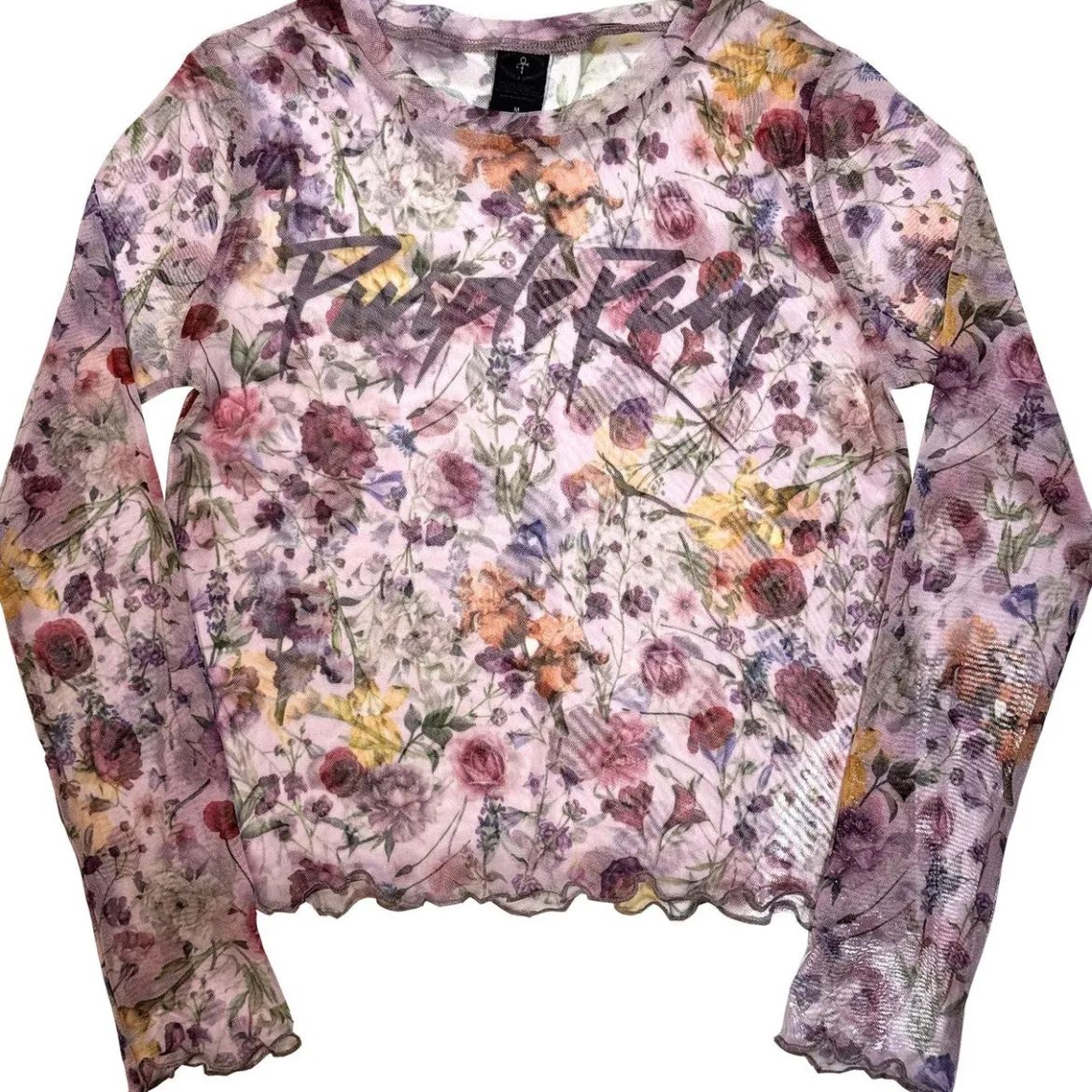 Prince: Purple Rain Logo Floral- Verkkopaita