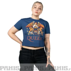 Queen: Classic Crest - Crop Toppi