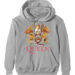 Queen Classic Crest - Huppari, harmaa