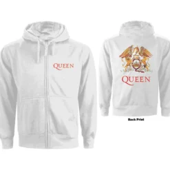 Queen Classic Crest - Naisten huppari, valkoinen