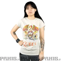 Queen Classic Crest - Naisten T-paita, beige