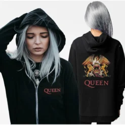 Queen Classic Crest - Naisten vetoketjuhuppari