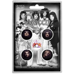 Queen Faces - Pinssi setti 5kpl