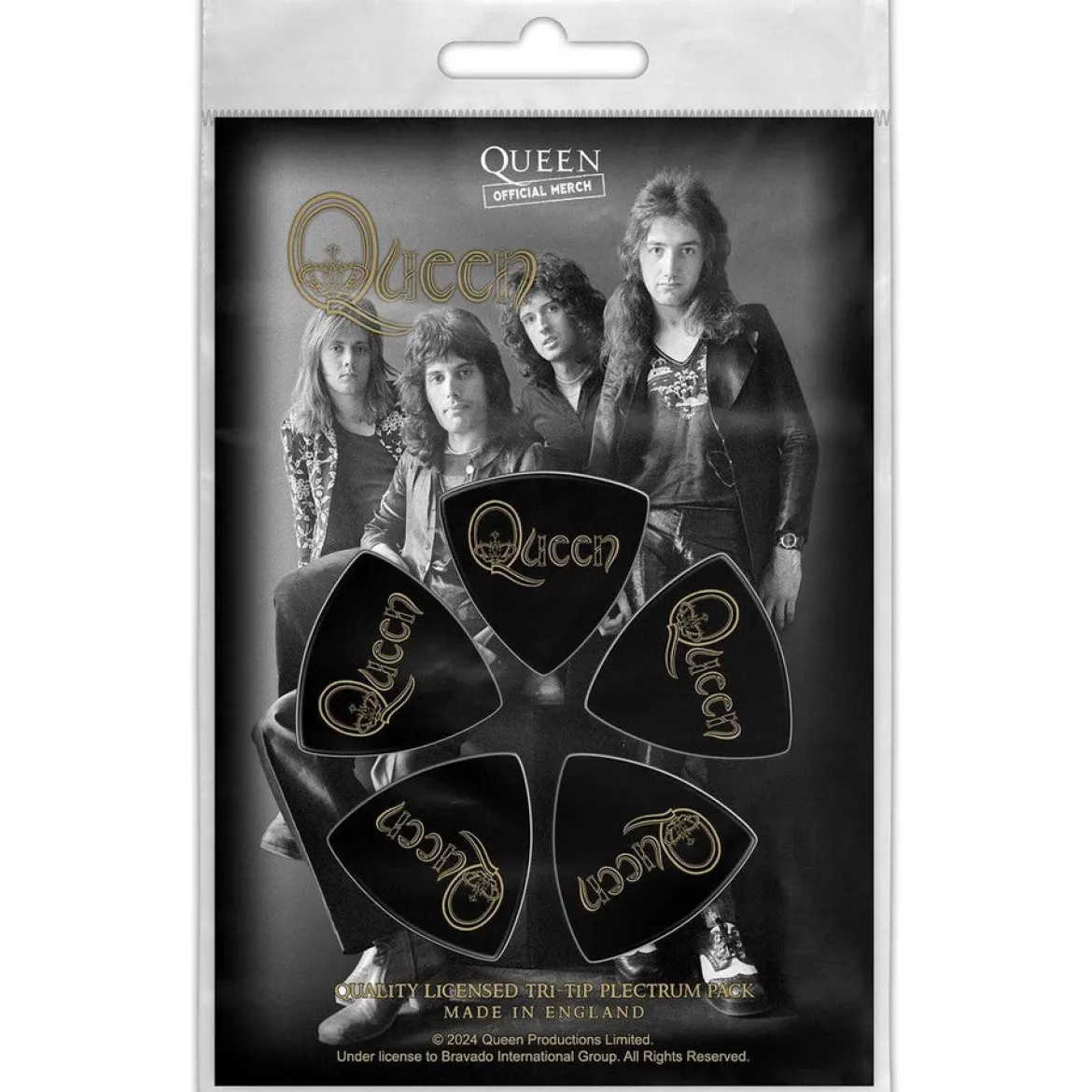 Queen: Logo - Tri-Tip Plektrasetti 5kpl