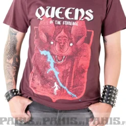 Queens of the Stone Age: Bat -T-paita, maroon red