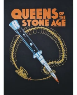 Queens Of The Stone Age: Snake Skeleton - T-paita