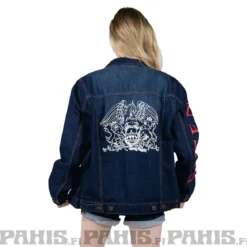 Queen White Crest - Unisex Farkkutakki