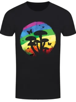 Rainbow Mushroom - t-paita
