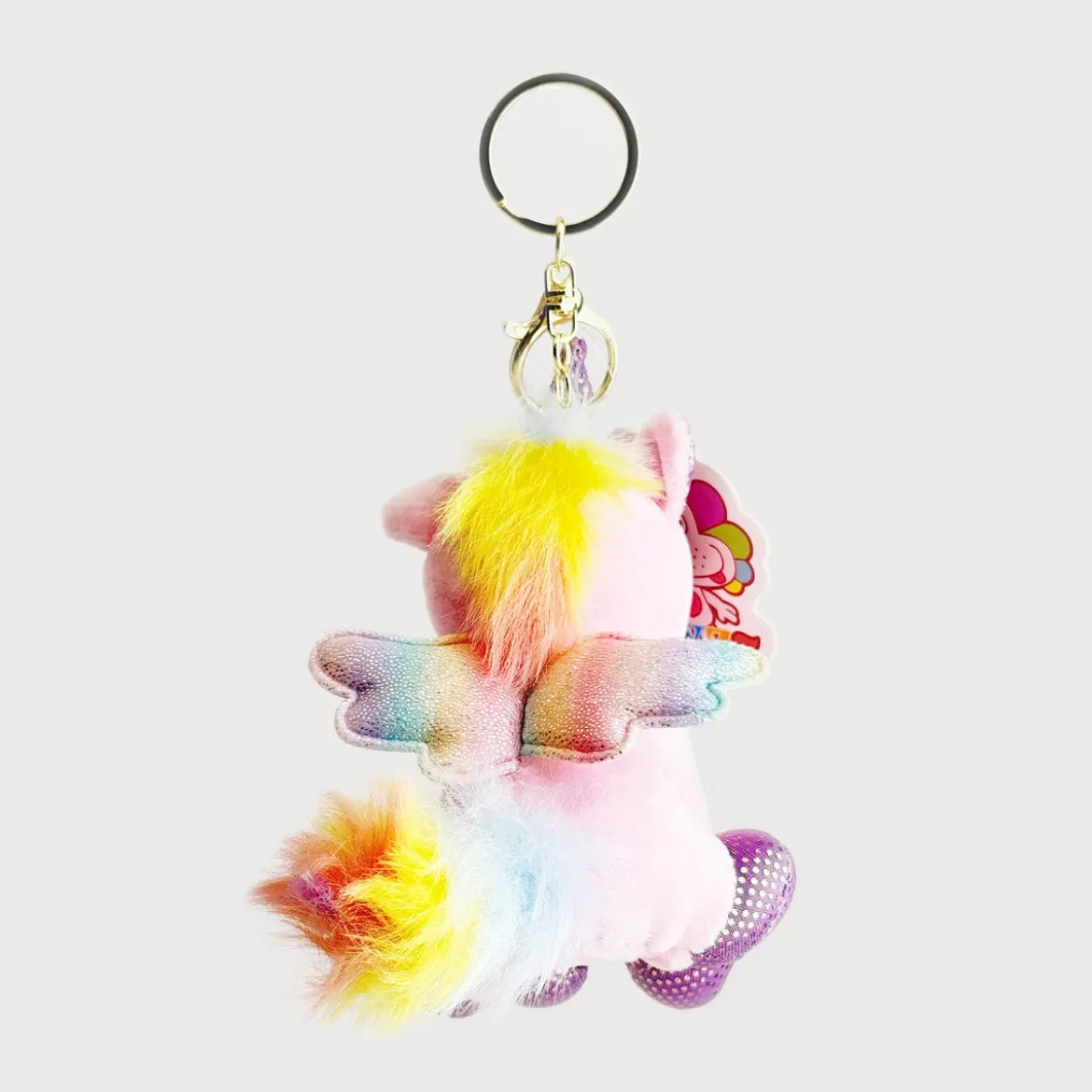 Rainbow Wing Unicorn - Avaimenperä, useita värivaihtoehtoja