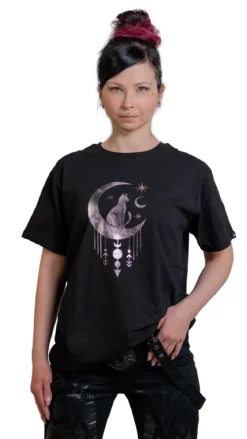 Rankka® Crescent Cat - T-paita, black
