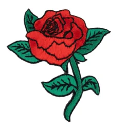 Red Rose - kangasmerkki