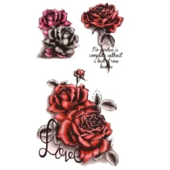 Red Roses - siirtotatuointi