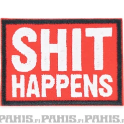 Red Shit Happens - kangasmerkki