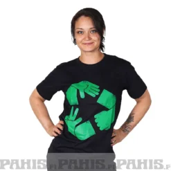 Rock Paper Scissors- T-paita, Musta