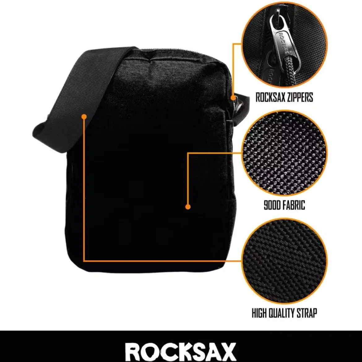ROCKSAX Iron Maiden Middle Finger - Crossbody laukku