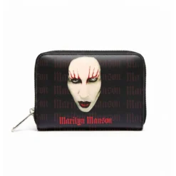 ROCKSAX Marilyn Manson: Logo/Red Lips - Lompakko