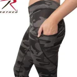 Rothco Camo Performance - Treeni Legginsit, black camo