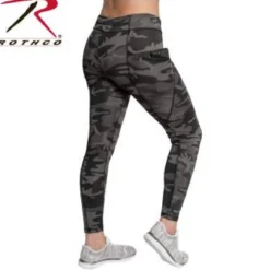 Rothco Camo Performance - Treeni Legginsit, black camo