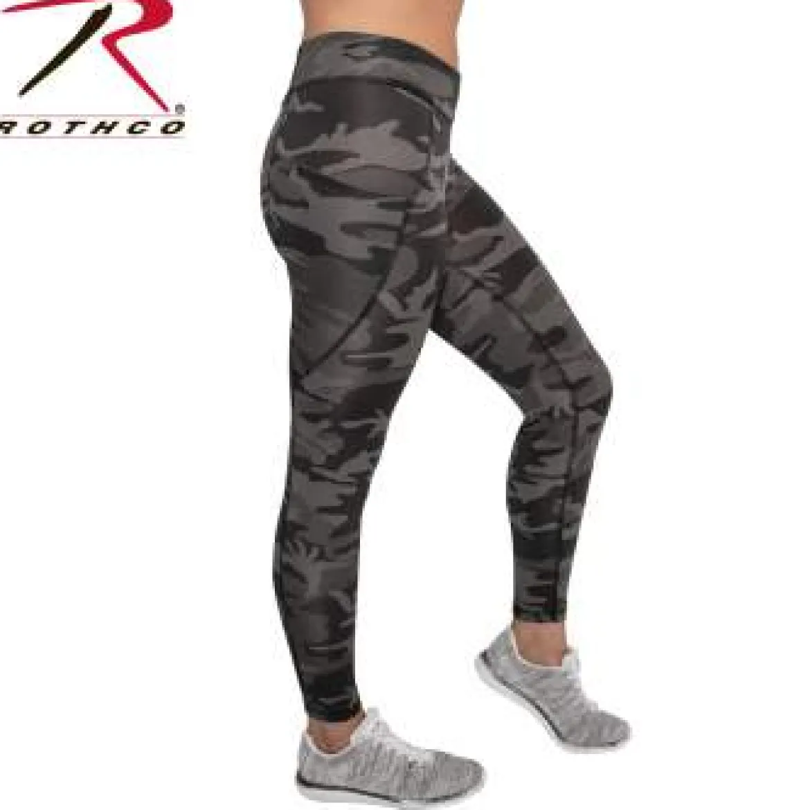 Rothco Camo Performance - Treeni Legginsit, black camo