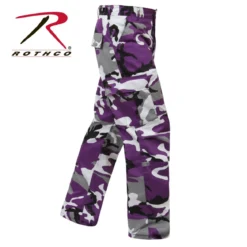 Rothco Color Camo BDU - Reisitaskuhousut, ultra violet