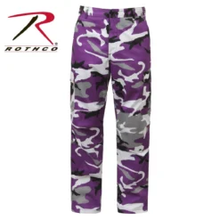 Rothco Color Camo BDU - Reisitaskuhousut, ultra violet