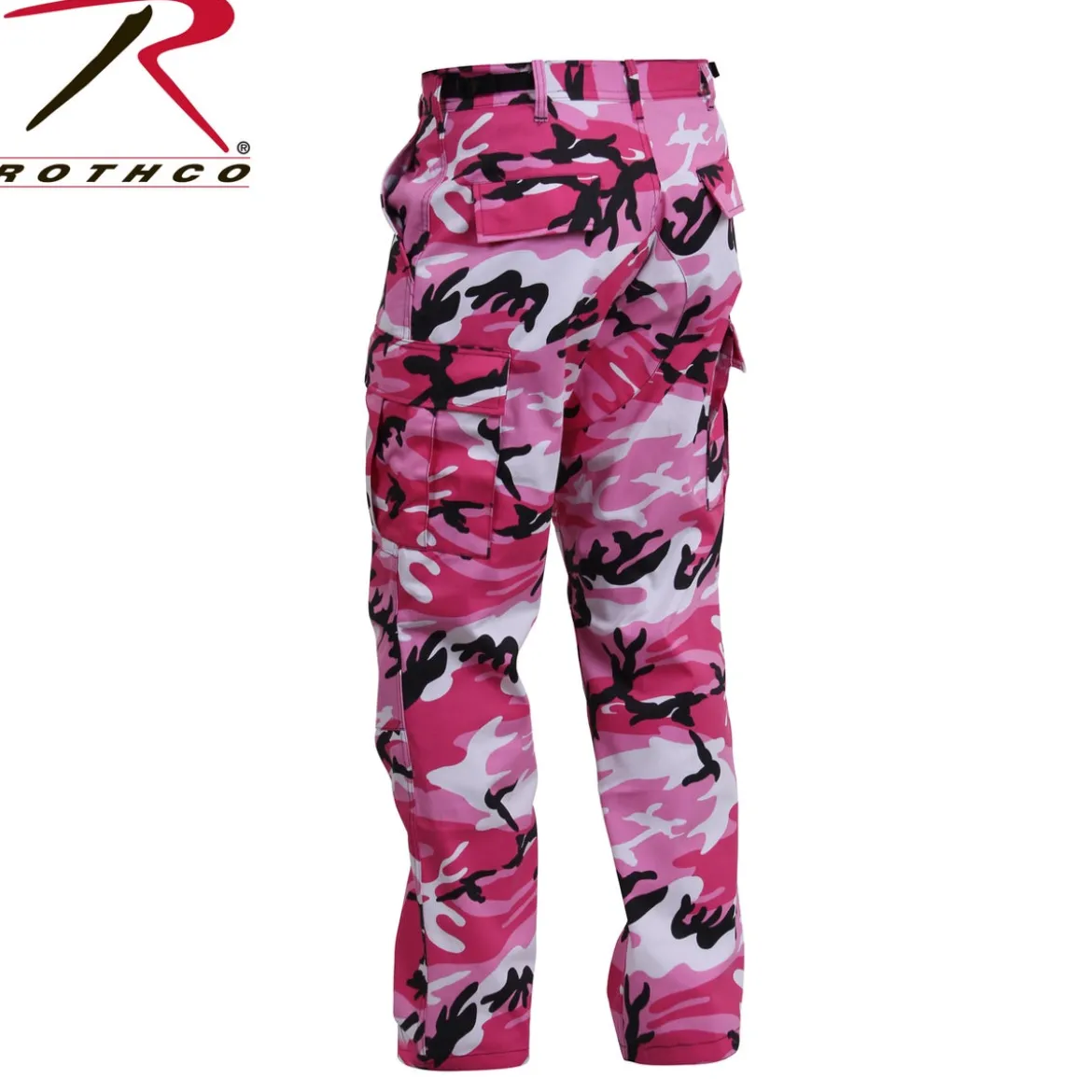 Rothco Color Camo BDU - Reisitaskuhousut, pink camo